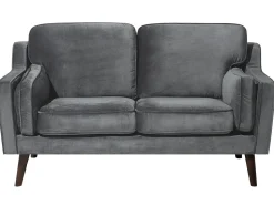 Beliani 2-Istuttava Tummanharmaa Sohva Lokka Shop