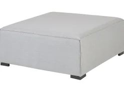 Beliani 7-Istuttava Ulkokulmasohva Ja Rahi Kangas Oikeak. Vaaleanharmaa Arezzo Online