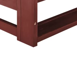 Beliani 2-Istuttava Ulkokulmasohva Sertifioitu Akaasia Mahonginruskea Timor Ii Cheap