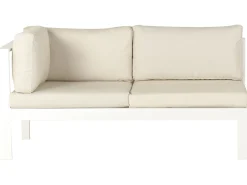 Beliani 5-Istuttava Ulkokulmasohvaryhma Alumiini Valkoinen/Beige Messina Discount