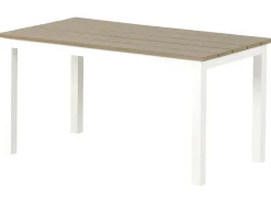 Beliani 5-Istuttava Ulkokulmasohvaryhma Alumiini Valkoinen/Beige Messina Discount