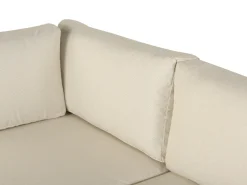 Beliani 5-Istuttava Ulkokulmasohvaryhma Alumiini Valkoinen/Beige Messina Discount