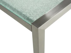 Beliani 6-Istuttava Ulkoruokailuryhma 3-Osainen Lasitaso Polyrottinkituolit Musta Grosseto Shop