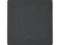 Beliani 4-Istuttava Ulkoruokailuryhma Alumiini Musta/Harmaa Olmetto/Taviano New