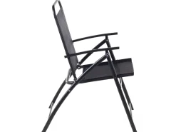 Beliani 6-Istuttava Ulkoruokailuryhma Teras Musta Livo Clearance