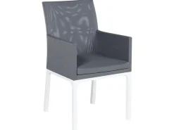 Beliani 6-Istuttava Ulkoruokailuryhma Alumiini Harmaa Bacoli Best Sale