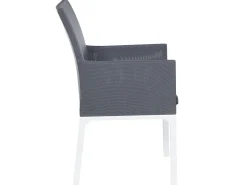 Beliani 6-Istuttava Ulkoruokailuryhma Alumiini Harmaa Bacoli Best Sale