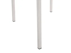 Beliani 6-Istuttava Ulkoruokailuryhma Lasitaso Tekstiilituolit Beige Grosseto Cheap