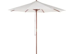 Beliani 6-Istuttava Ulkoruokailuryhma Aurinkovarjolla Tumma Akasiapuu Toscana Discount