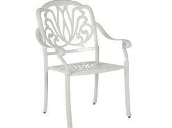 Beliani 4-Istuttava Ulkoruokailuryhma Alumiini Valkoinen Ancona Cheap