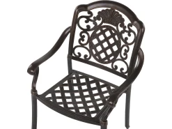 Beliani 4-Istuttava Ulkoruokailuryhma Aurinkovarjolla Alumiini Tummanruskea Salento Flash Sale