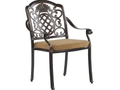 Beliani 4-Istuttava Ulkoruokailuryhma Aurinkovarjolla Alumiini Tummanruskea Salento Flash Sale