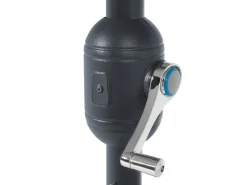 Beliani 4-Istuttava Ulkoruokailuryhma Aurinkovarjolla Alumiini Ruskea Sapri Sale