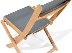 Beliani 8-Istuttava Ulkoruokailuryhma Ja Aurinkotuolit Akaasia Vaalea Puu Cesana Cheap