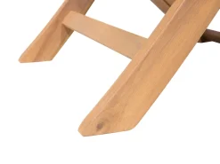 Beliani 8-Istuttava Ulkoruokailuryhma Ja Aurinkotuolit Akaasia Vaalea Puu Cesana Cheap