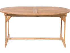 Beliani 8-Istuttava Ulkoruokailuryhma Akasiapuu Harmaa Maui Outlet