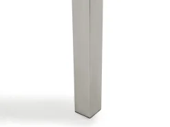 Beliani 6-Istuttava Ulkoruokailuryhma Lasitaso Tekstiilituolit Musta/Harmaa Grosseto Store