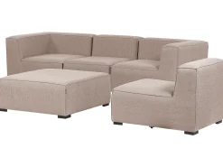 Beliani 4-Istuttava Ulkosohva Ja Rahi Kangas Beige Arezzo Clearance