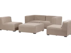 Beliani 4-Istuttava Ulkosohva Ja Rahi Kangas Beige Arezzo Clearance