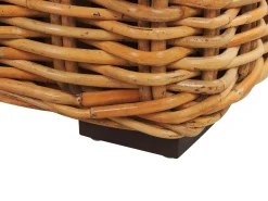 Beliani 3-Istuttava Ulkosohva Rottinkinen Ruskea Forli Flash Sale