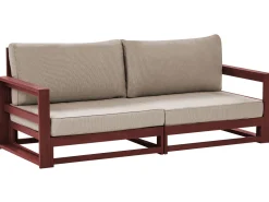 Beliani 2-Istuttava Ulkosohva Sertifioitu Akaasia Mahonginruskea Timor Ii Best Sale