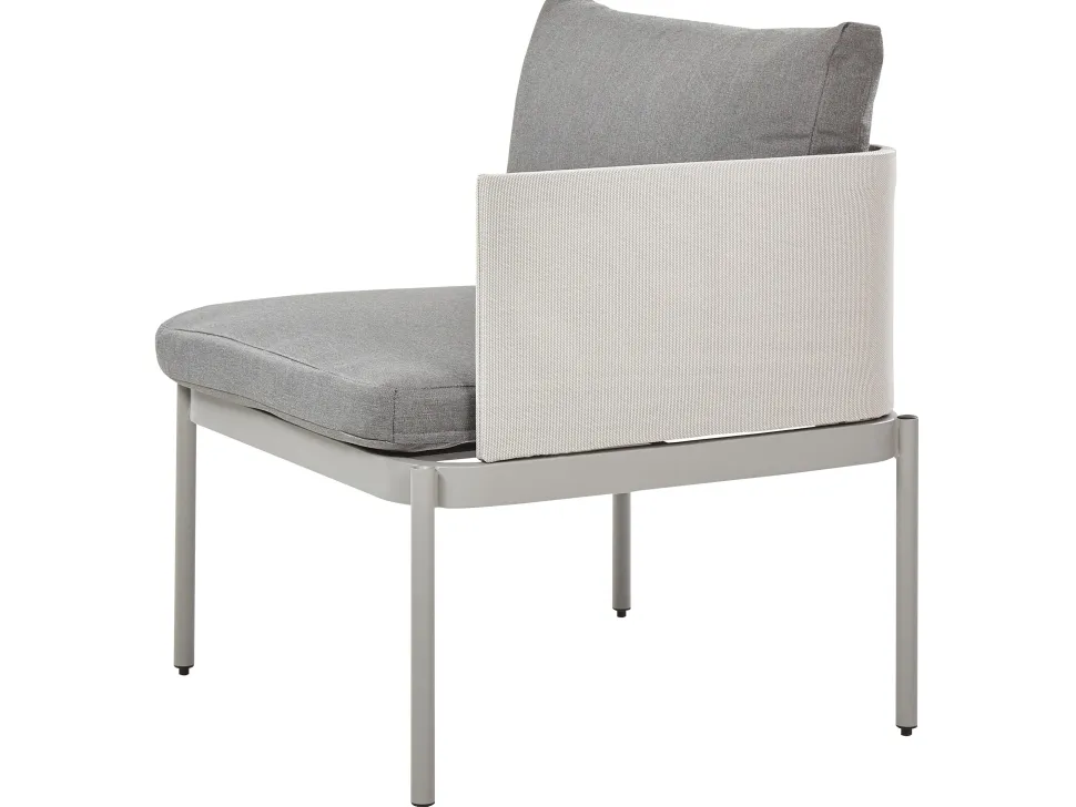 Beliani 2-Istuttava Ulkosohvaryhma Alumiini Vaaleanharmaa Terracina Store