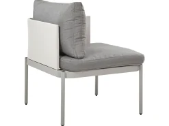 Beliani 2-Istuttava Ulkosohvaryhma Alumiini Vaaleanharmaa Terracina Store