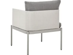 Beliani 2-Istuttava Ulkosohvaryhma Alumiini Vaaleanharmaa Terracina Store