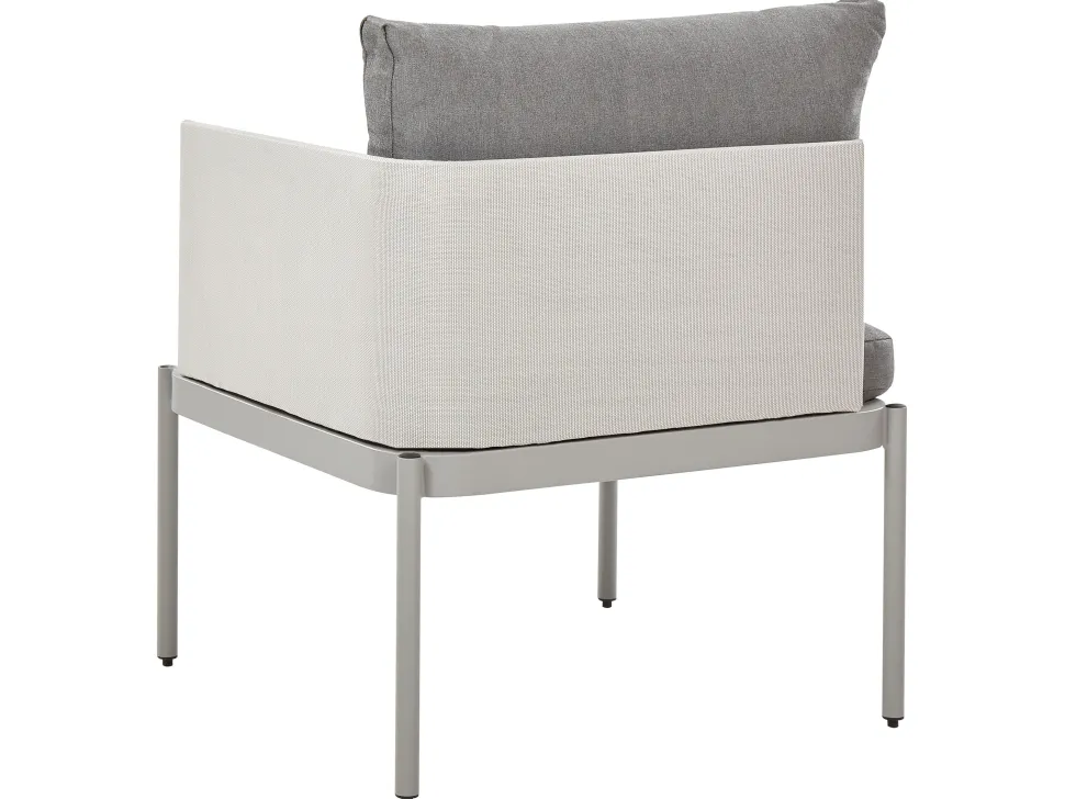 Beliani 2-Istuttava Ulkosohvaryhma Alumiini Vaaleanharmaa Terracina Store