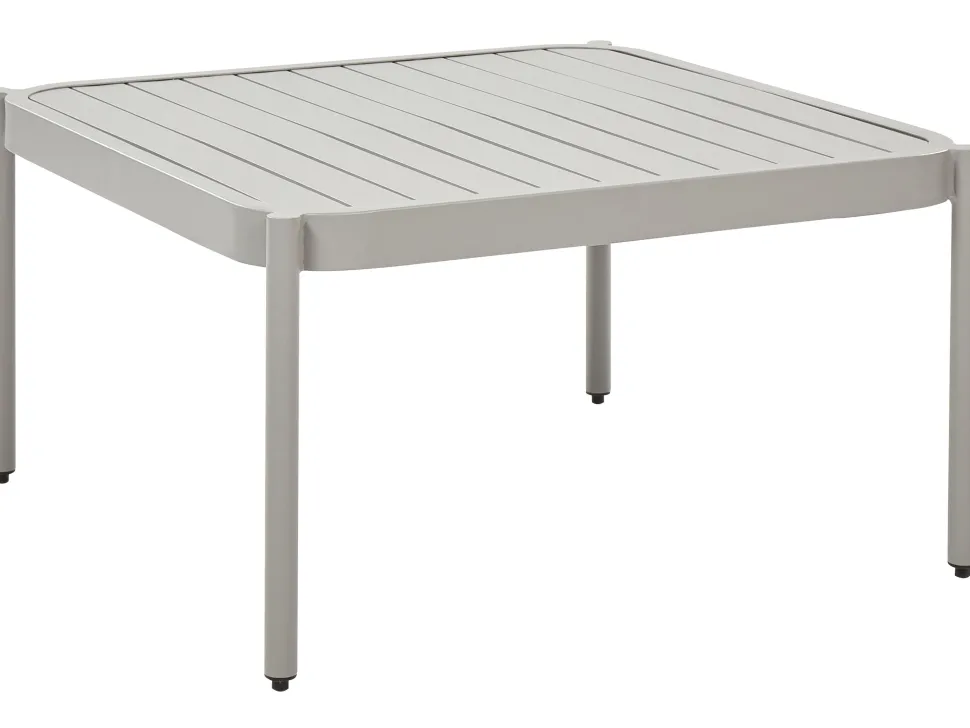 Beliani 2-Istuttava Ulkosohvaryhma Alumiini Vaaleanharmaa Terracina Store