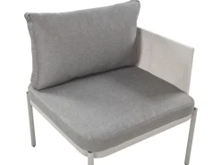 Beliani 2-Istuttava Ulkosohvaryhma Alumiini Vaaleanharmaa Terracina Store