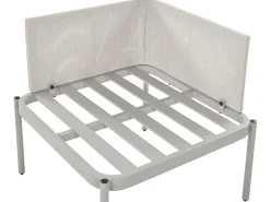 Beliani 2-Istuttava Ulkosohvaryhma Alumiini Vaaleanharmaa Terracina Store