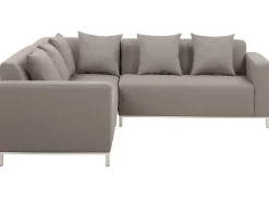 Beliani 5-Istuttava Ulkosohvaryhma Kangas Vasenk. Ruskeanharmaa Belize Cheap