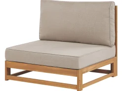 Beliani 5-Istuttava Ulkosohvaryhma Akaasia Vaalea Puu Timor Ii Store