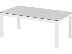 Beliani 5-Istuttava Ulkosohvaryhma Alumiini Valkoinen/Ruskea Borello Cheap