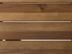 Beliani 5-Istuttava Ulkosohvaryhma Akasiapuu Harmaa Corato Fashion