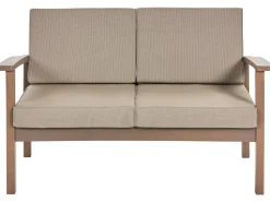 Beliani 4-Istuttava Ulkosohvaryhma Akaasia Tumma Puu Manila Shop