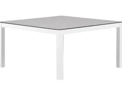 Beliani 4-Istuttava Ulkosohvaryhma Alumiini Vasenk. Valkoinen/Ruskea Borello Best