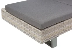 Beliani 5-Istuttava Ulkosohvaryhma Polyrottinki Harmaa Lanciano Cheap