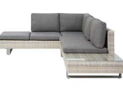 Beliani 5-Istuttava Ulkosohvaryhma Polyrottinki Harmaa Lanciano Cheap