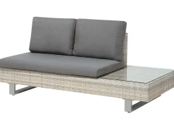 Beliani 5-Istuttava Ulkosohvaryhma Polyrottinki Harmaa Lanciano Cheap