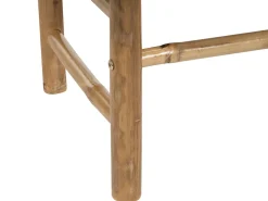 Beliani 2-Istuttava Ulkosohvaryhma Bambu Vaalea Puu/Ruskeanharmaa Todi Cheap