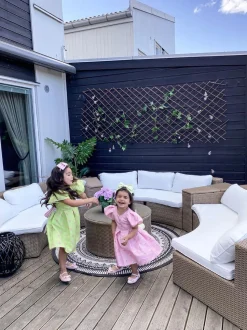 Beliani 9-Istuttava Ulkosohvaryhma Polyrottinki Ruskea Severo Best Sale