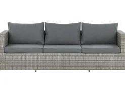 Beliani 5-Istuttava Ulkosohvaryhma Polyrottinki Oikeak. Harmaa Sabbia Outlet