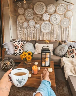 Beliani 4-Istuttava Ulkosohvaryhma Akaasia Oikeak. Mahonginruskea Timor Ii Cheap