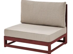 Beliani 4-Istuttava Ulkosohvaryhma Akaasia Oikeak. Mahonginruskea Timor Ii Cheap