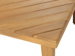 Beliani 6-Istuttava Ulkosohvaryhma Akasiapuu Valkoinen Baratti Sale