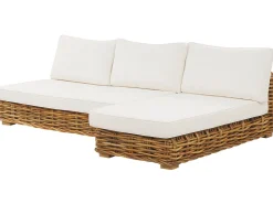 Beliani 4-Istuttava Ulkosohvaryhma Rottinki Vasenk. Luonnonvari Varallo Clearance