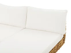 Beliani 4-Istuttava Ulkosohvaryhma Rottinki Vasenk. Luonnonvari Varallo Clearance