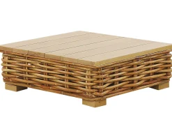 Beliani 4-Istuttava Ulkosohvaryhma Rottinki Vasenk. Luonnonvari Varallo Clearance